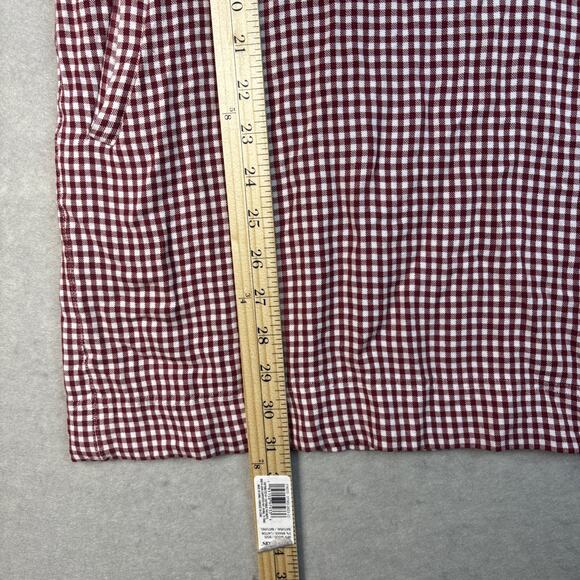 Madewell Filmscore Gingham Dress Women's M Red White Checkered Pockets Mini‎ - Picture 7 of 10